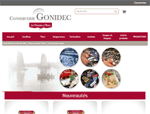 Tablet Screenshot of gonidec.com